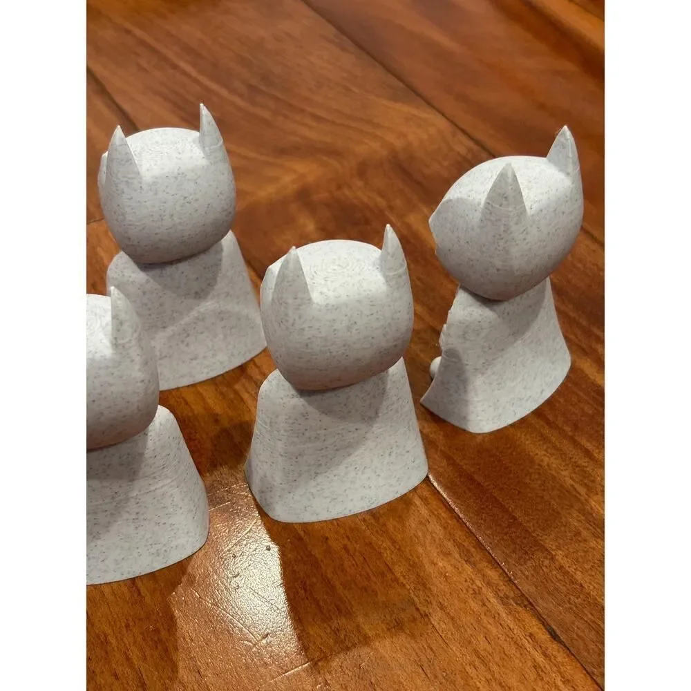 Paint Your Own Batman Figure DIY Coloring Toy Kids Birthday Party Favor 10-pack